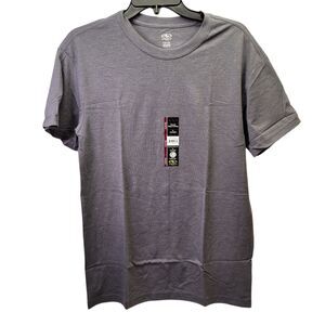 Athletic Works Men's Short Sleeve Gray Heather Tri-Blend Tee Small (34-36)
